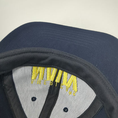 Blue Baseball Cap One Size Strapback America's Navy Embroidered USA Made Hat
