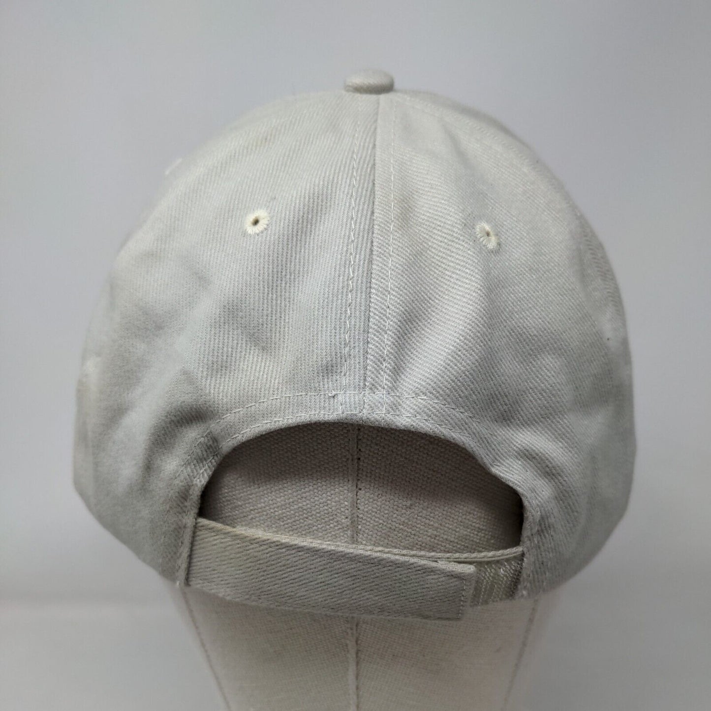 New Orleans Saints Strapback Hat Tan OSFA Adjustable Embroidered 6 Panel NFL