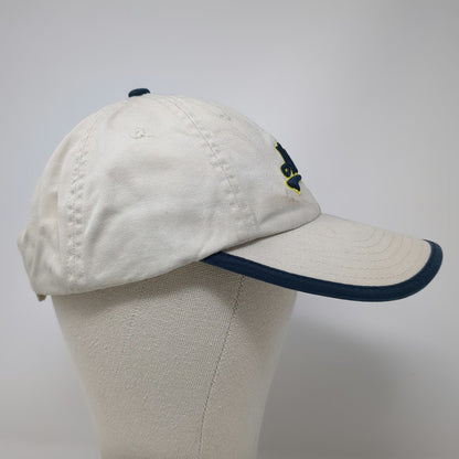 Baseball Cap Beige One Size H&S Denver Salt Lake Since 1970 Strapback Trim Hat