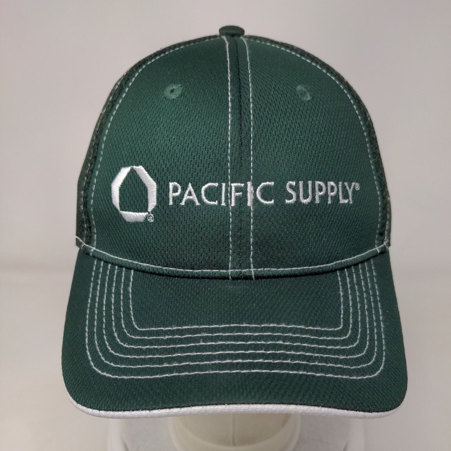 Pacific Supply Pabco Premier Adult Strapback Hat Green One Size Pacific Headwear