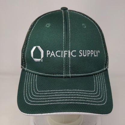 Pacific Supply Pabco Premier Adult Strapback Hat Green One Size Pacific Headwear