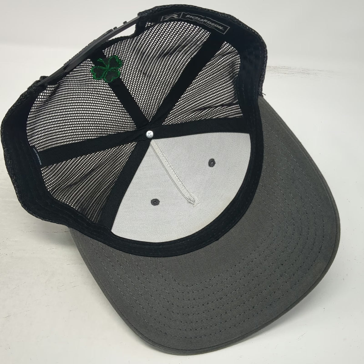 Richardson Trucker Hat Gray One Size Danny Lou's Mod Shop JH Kelly Shamrock