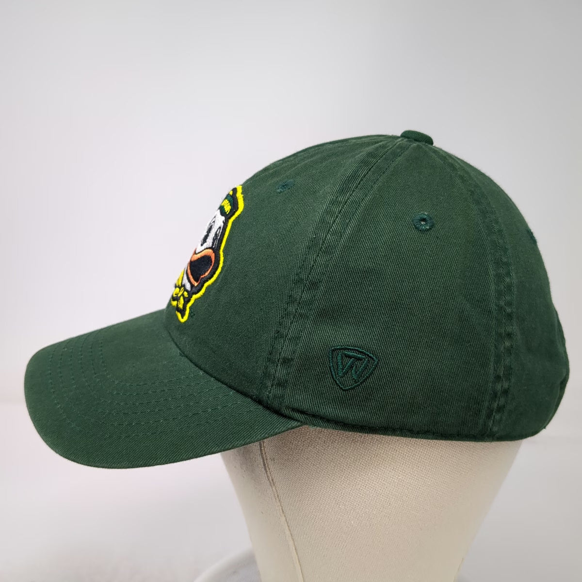 Oregon Ducks NCAA Top of the World Green One Size Baseball Cap Mascot Slideback