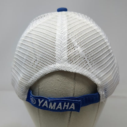 Yamaha Baseball Cap Blue One Size Mesh Back Embroidered Logo Racing Motor Hat