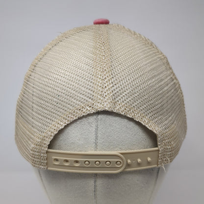 Trump 2024 Take America Back Trucker Hat Red OS Adjustable Patriotic Mesh Back