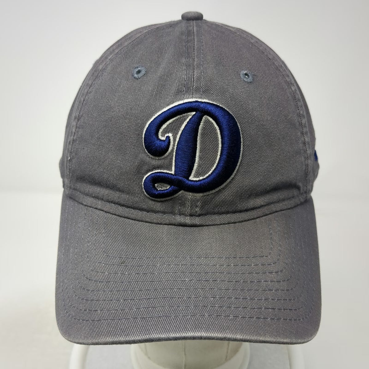 Los Angeles Dodgers MLB New Era Gray One Size Baseball Cap Adjustable Strap Hat