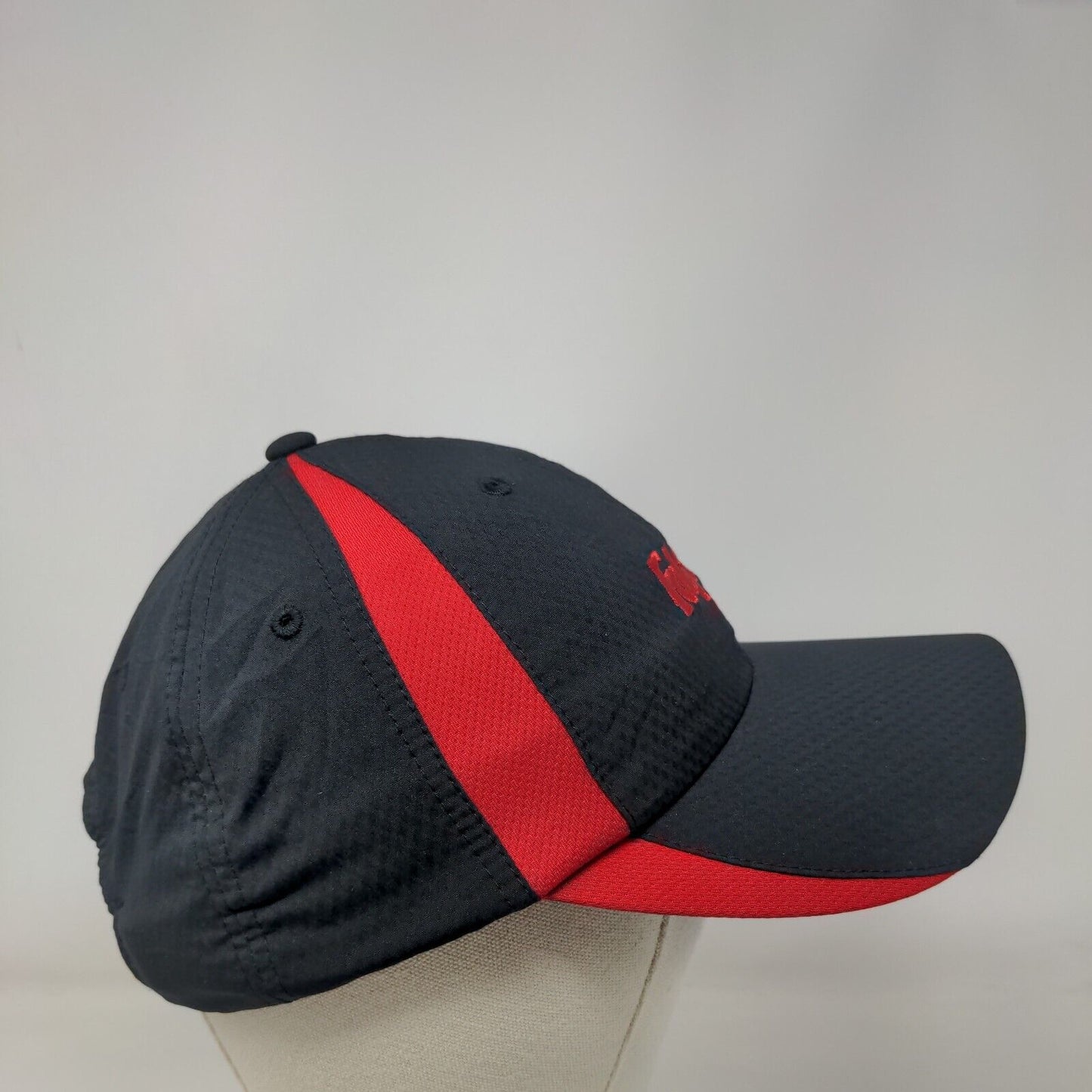 Folgers Strapback Hat Black OSFM Embroidered Nike Heritage 86 Dri-Fit