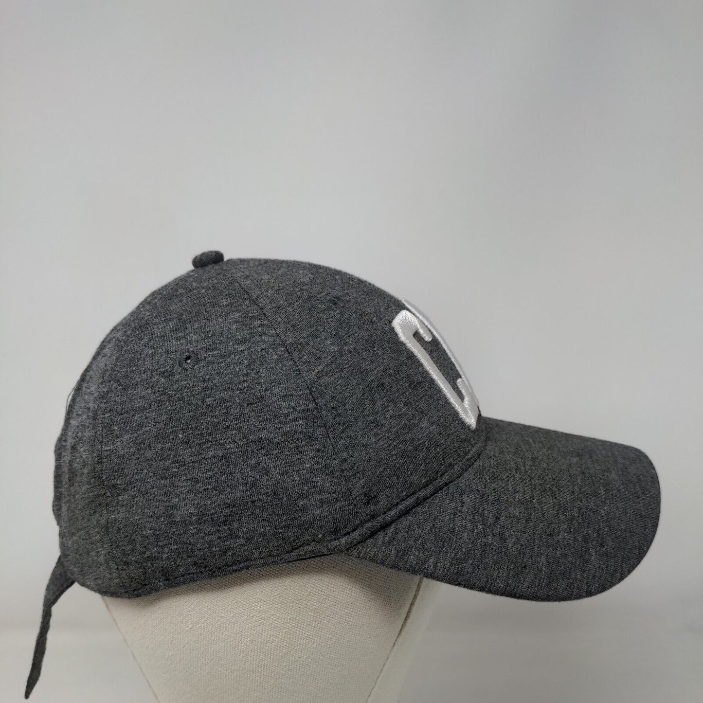 CA California Slideback Hat Gray OSFM Embroidered 6 Panel Home Free