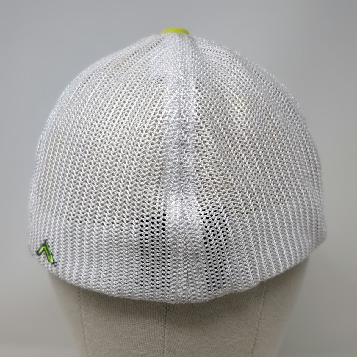 Pacific Headwear Baseball Cap Gray 8 Mesh Aztec Welding Fitted Yellow Stitch Hat