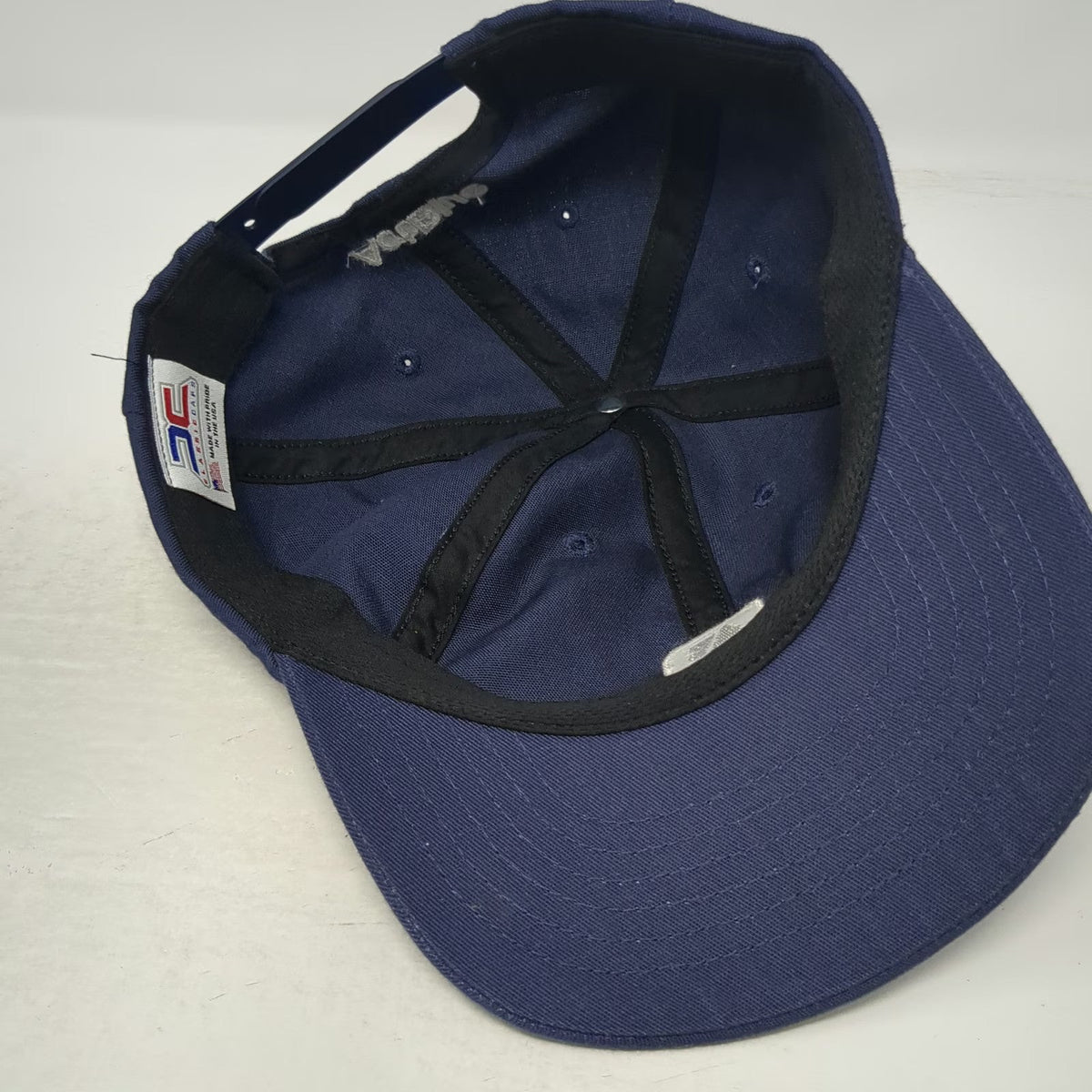 Classic Caps Snapback Blue OSFM Hat ActBlue Logo Made In USA 6 Panel Structured