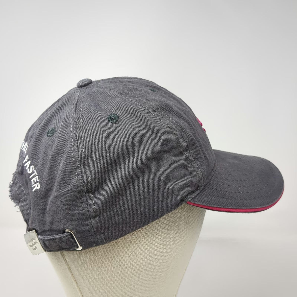 Swift Transportation Baseball Cap Gray Pink One Size Go Further Go Faster Hat