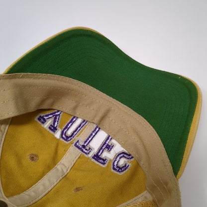 YOTES Snapback Trucker Hat Tan One Size Adjustable Embroidered Mesh Back Legacy