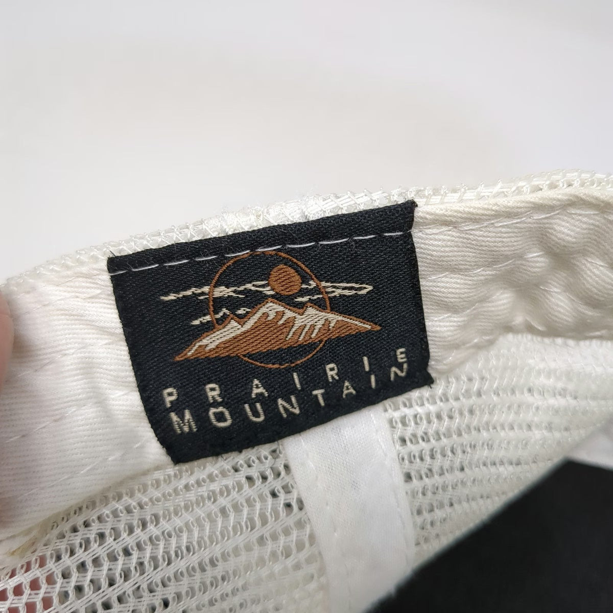 Prairie Mountain Trucker Hat Gray One Size Acadia National Park Snapback Mesh