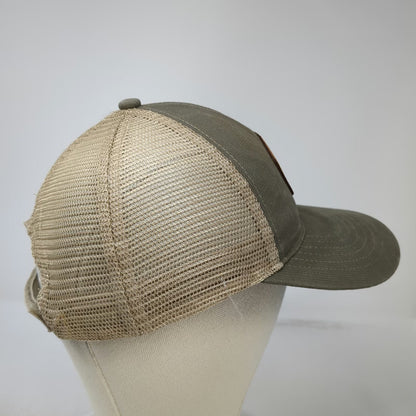 Royal Resortwear Baseball Cap Gray Beige One Size Anna Maria Island Patch Mesh