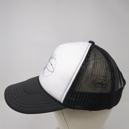 Otto Snapback Mesh Back Foam Trucker Hat Multicolor Rope Graphic Line Arrow Logo