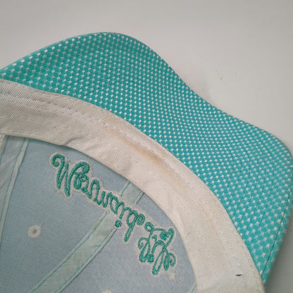 Mermaid Life Baseball Cap Blue S/M Strapback Mesh Back Embroidered Hat