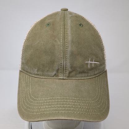 WWSD Snapback Trucker Hat Green OS Adjustable Embroidered Mesh Back Headmost