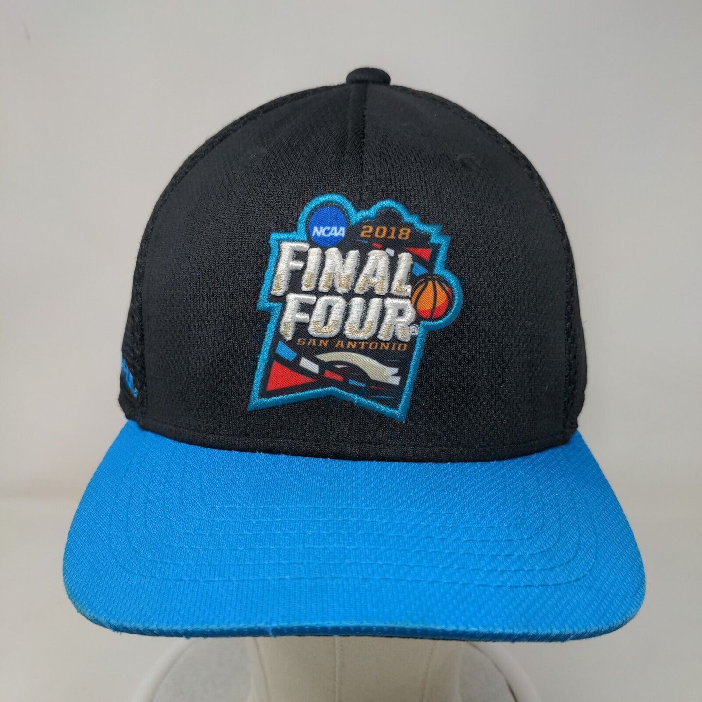 NCAA Men's Fitted Hat Black Embroidered Final Four 2018 Powerade Logo