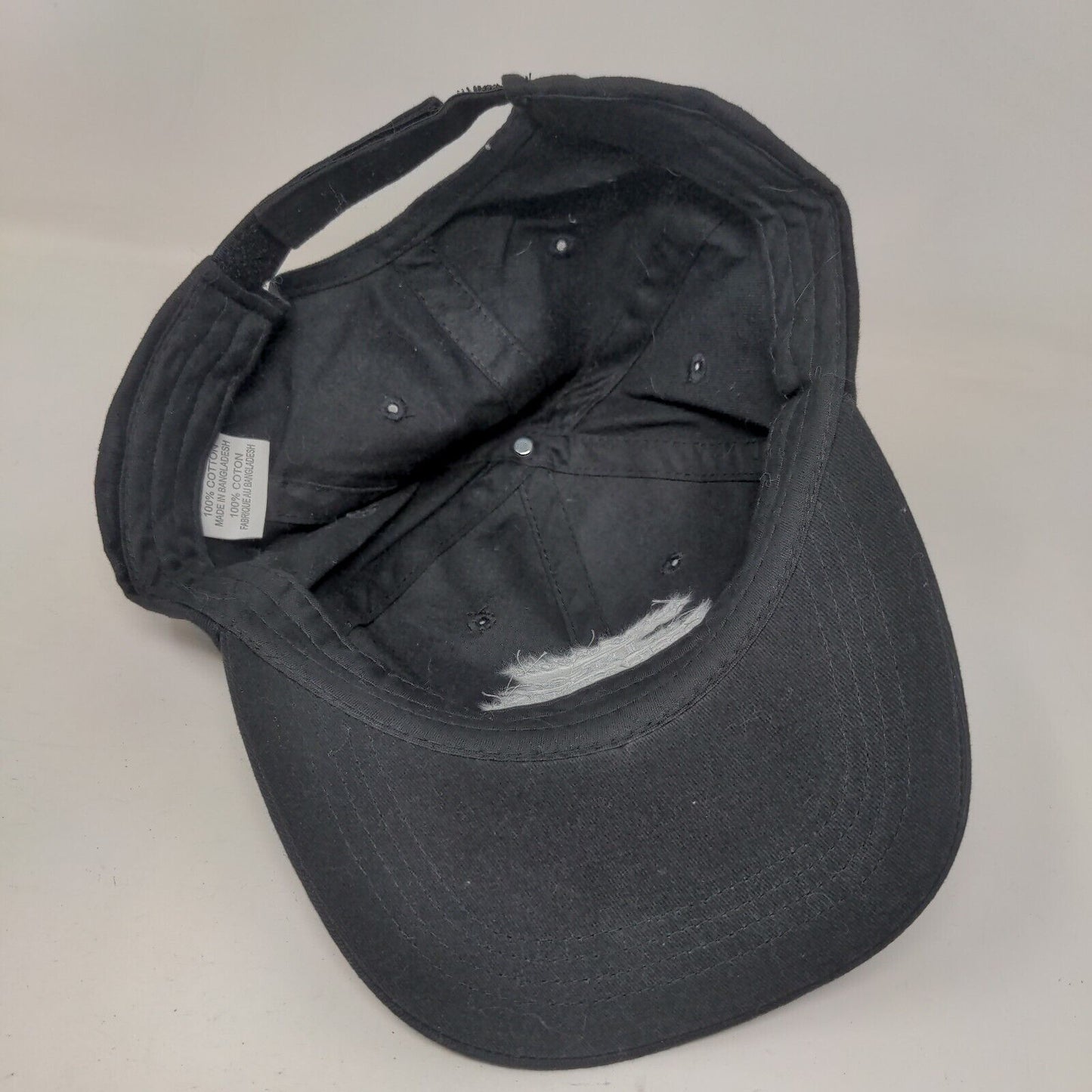 World Famous Dr. McGillicuddy's Est. 1865 Strapback Hat Black One Size Cotton