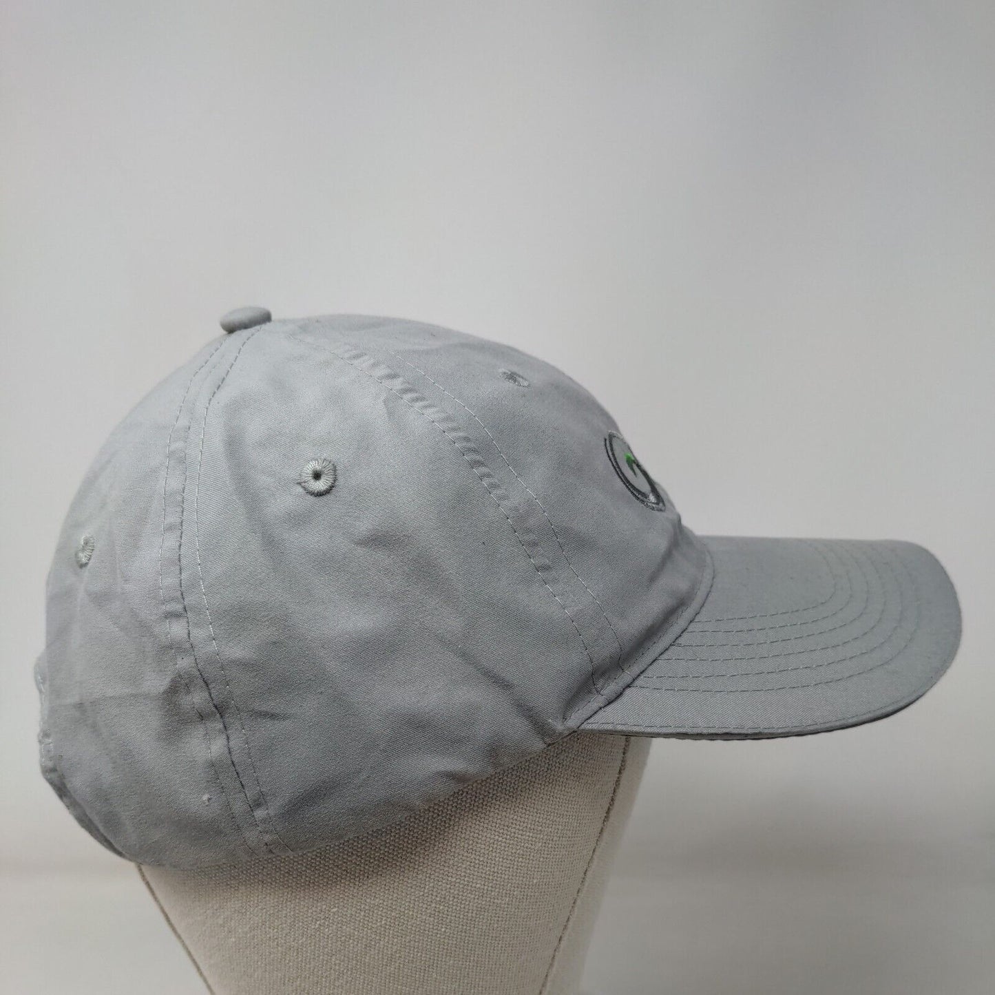 Golish Financial Group Strapback Hat Greenish Gray One Size Sope Creek