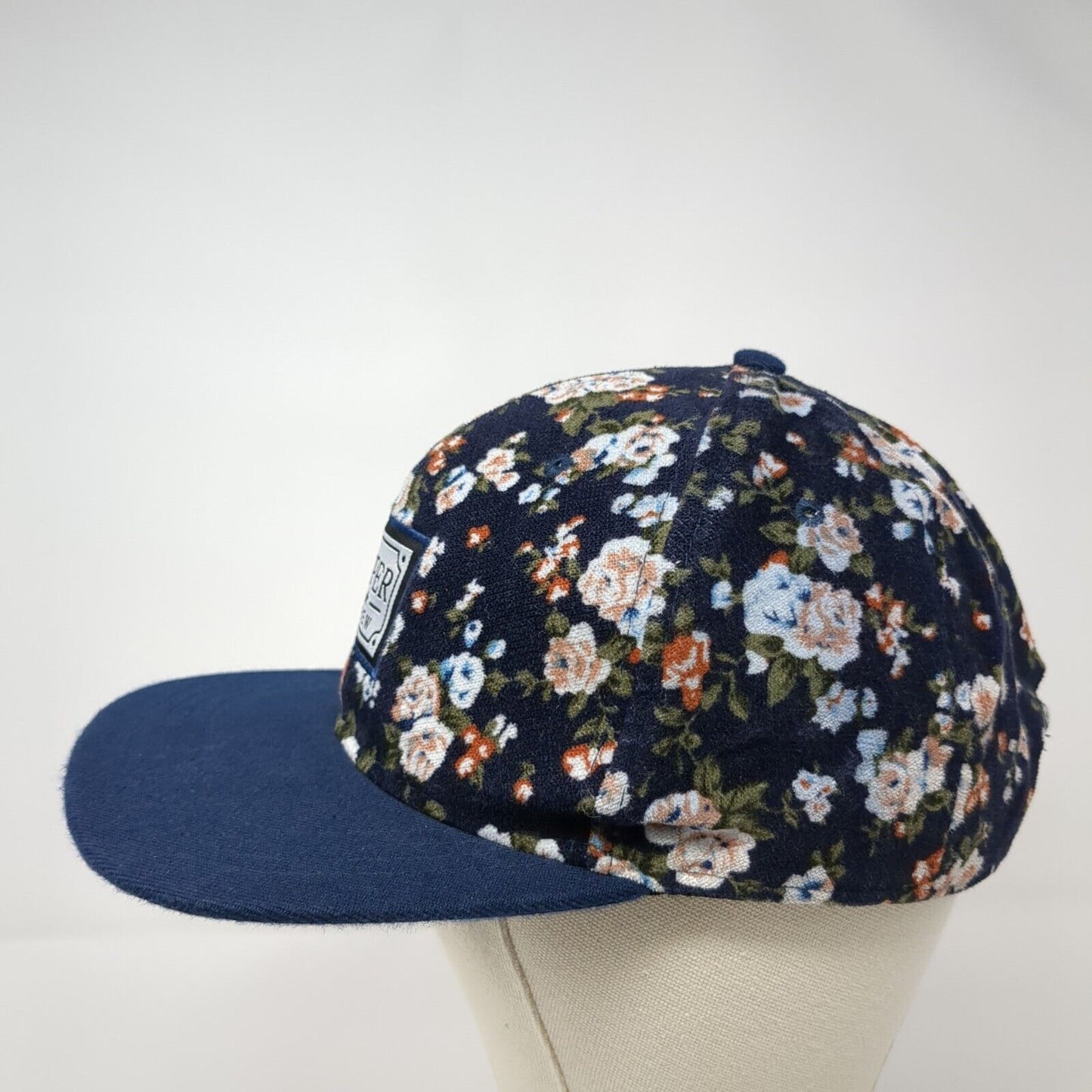 HongDing Snapback Floral Hat Multicolor OSFA Embroidered Logo Super Crew