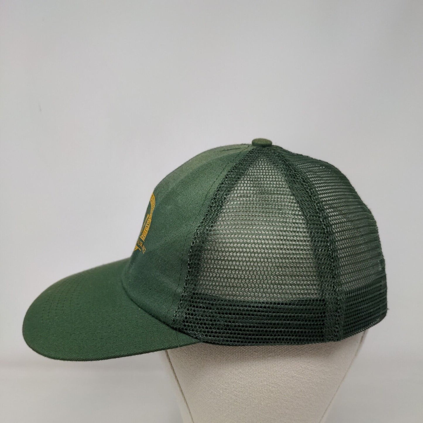 Simple Advantage Insurance Snapback Mesh Back Trucker Hat Green OSFA Hit Wear