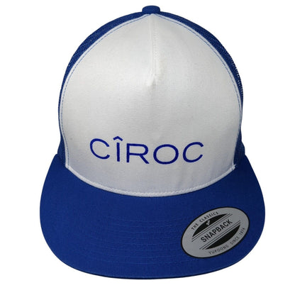 Ciroc Snapback Trucker Hat Blue One Size Adjustable Mesh Back Classics Yupoong