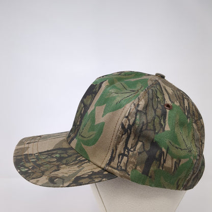 Unbranded Snapback Hat Camo One Size Adjustable Vent Holes Hunting