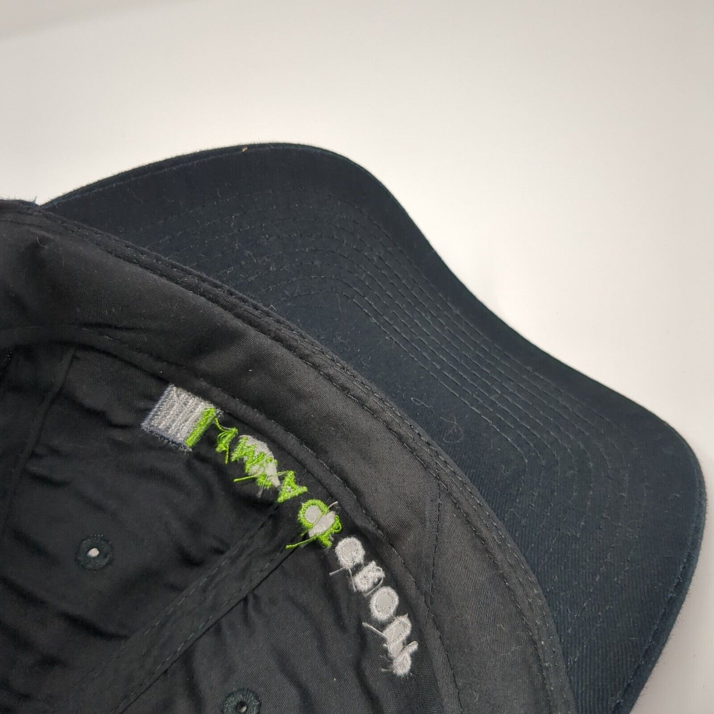 Impact Group Strapback Hat Black One Size Adjustable Embroidered Port Authority