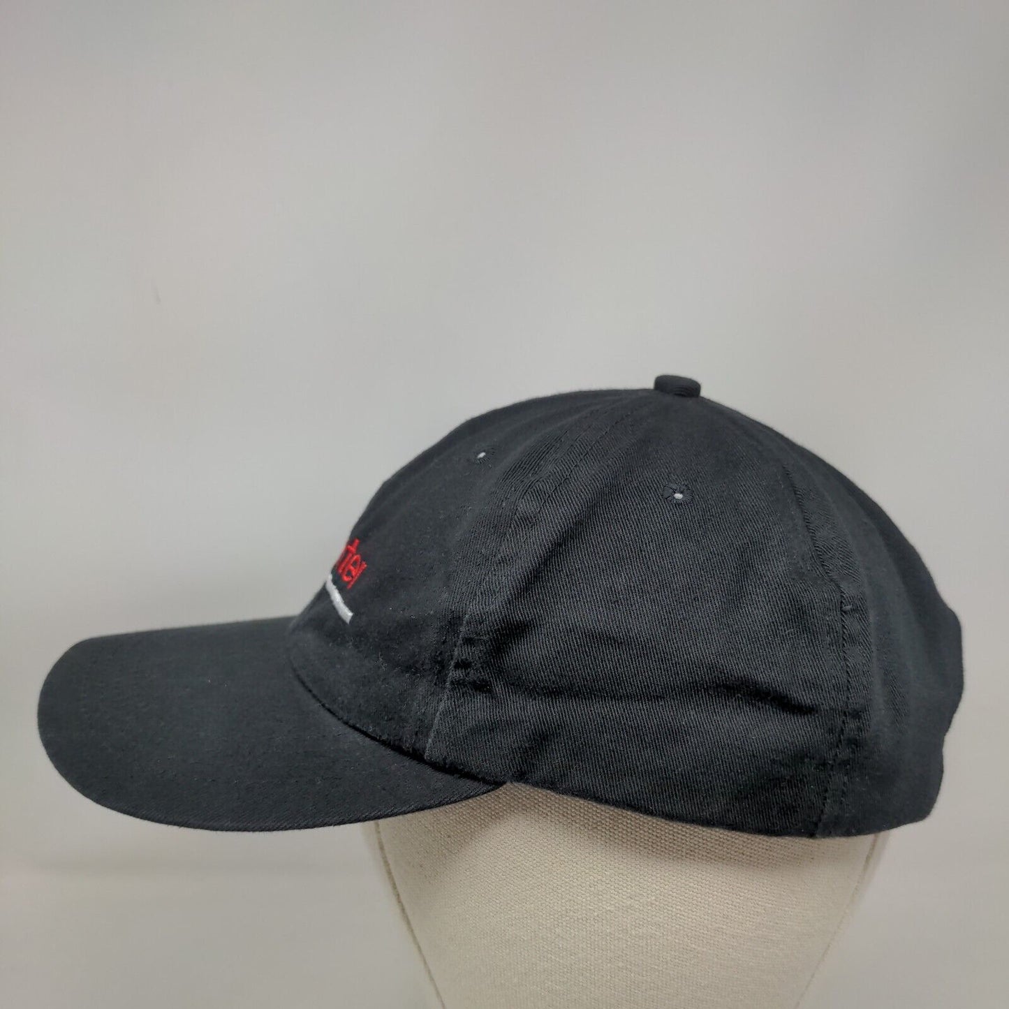 GE Supply Tech Center Adult Slideback Hat Black Fit All Adjustable Cotton