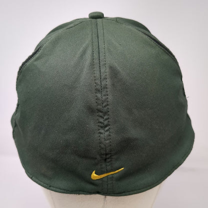 Nike LIVESTRONG Baseball Cap Green XL Yellow Swoosh Logo Fitted Hat