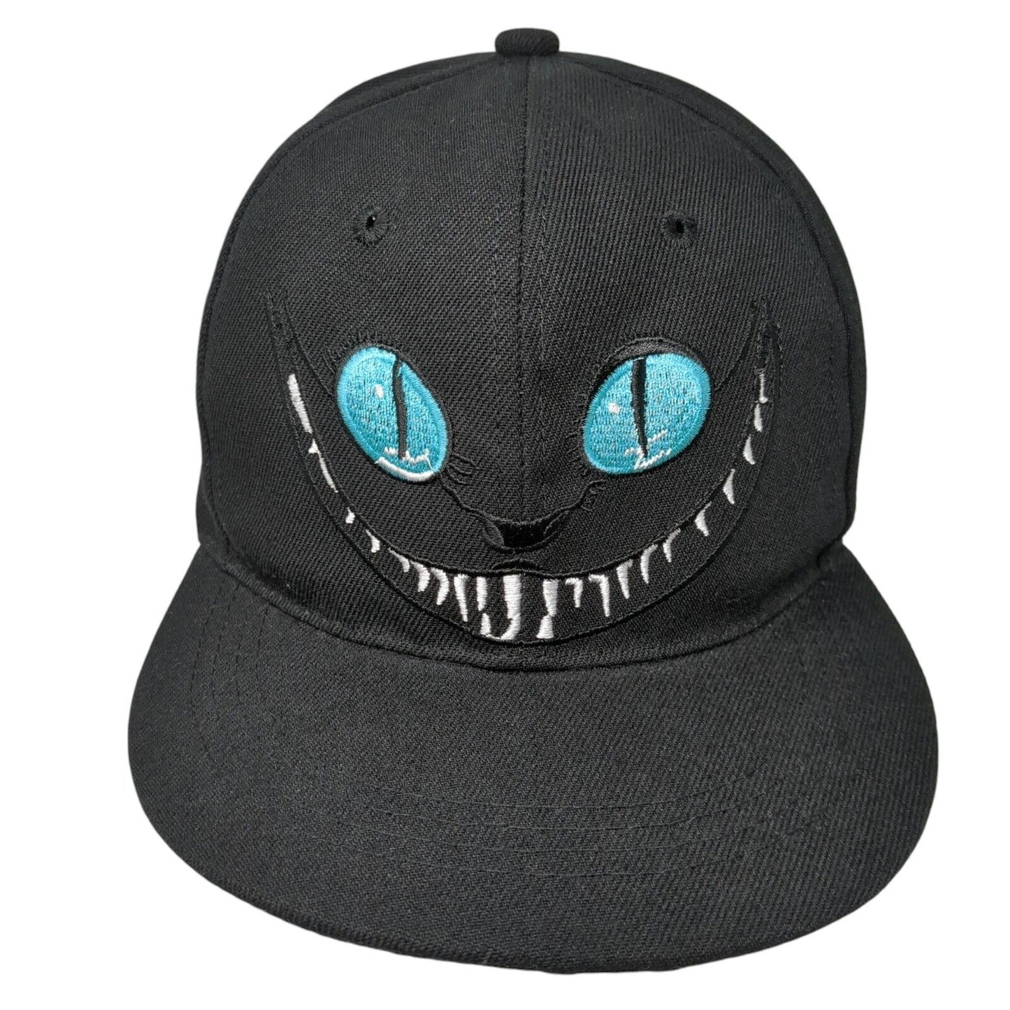 Cheshire Cat Most Everyone's Mad Here Snapback Hat Black OS Adjustable 6 Panel