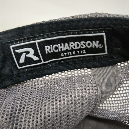 Richardson Trucker Hat Black One Size GoAutoRanch AR Logo Snapback Mesh 112