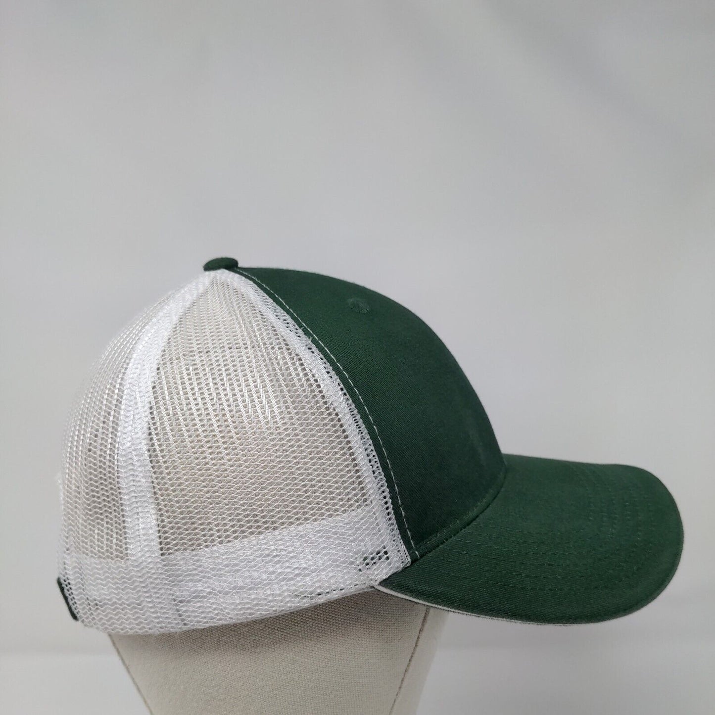 Golden West Pinot Noir Strapback Trucker Hat Green One Size Mesh Back MV3 Cotton
