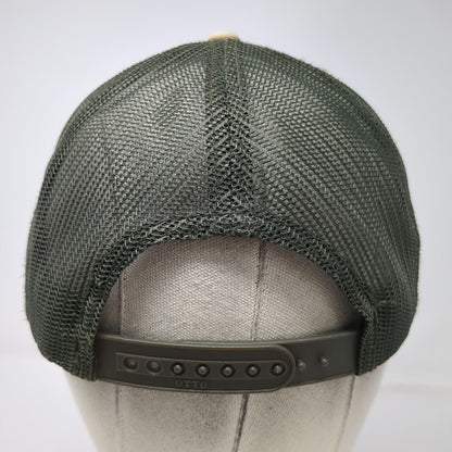 OTTO Trucker Hat Green One Size Camo Snapback WG AA Target Crosshair Crown