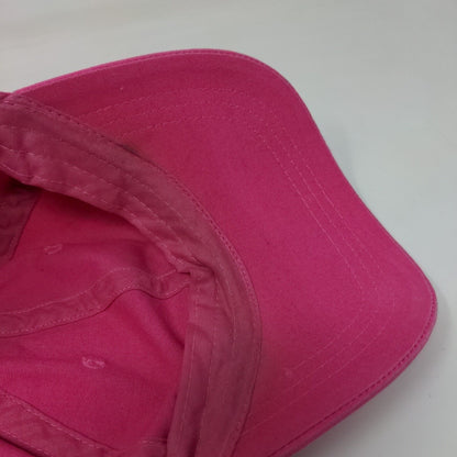 Unbranded Slideback Hat Pink One Size Adjustable Solid 6 Panel Blank