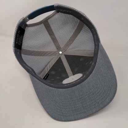 Travis Matthew California Est MMVII Snapback Trucker Hat Gray OS 110 Mesh Back