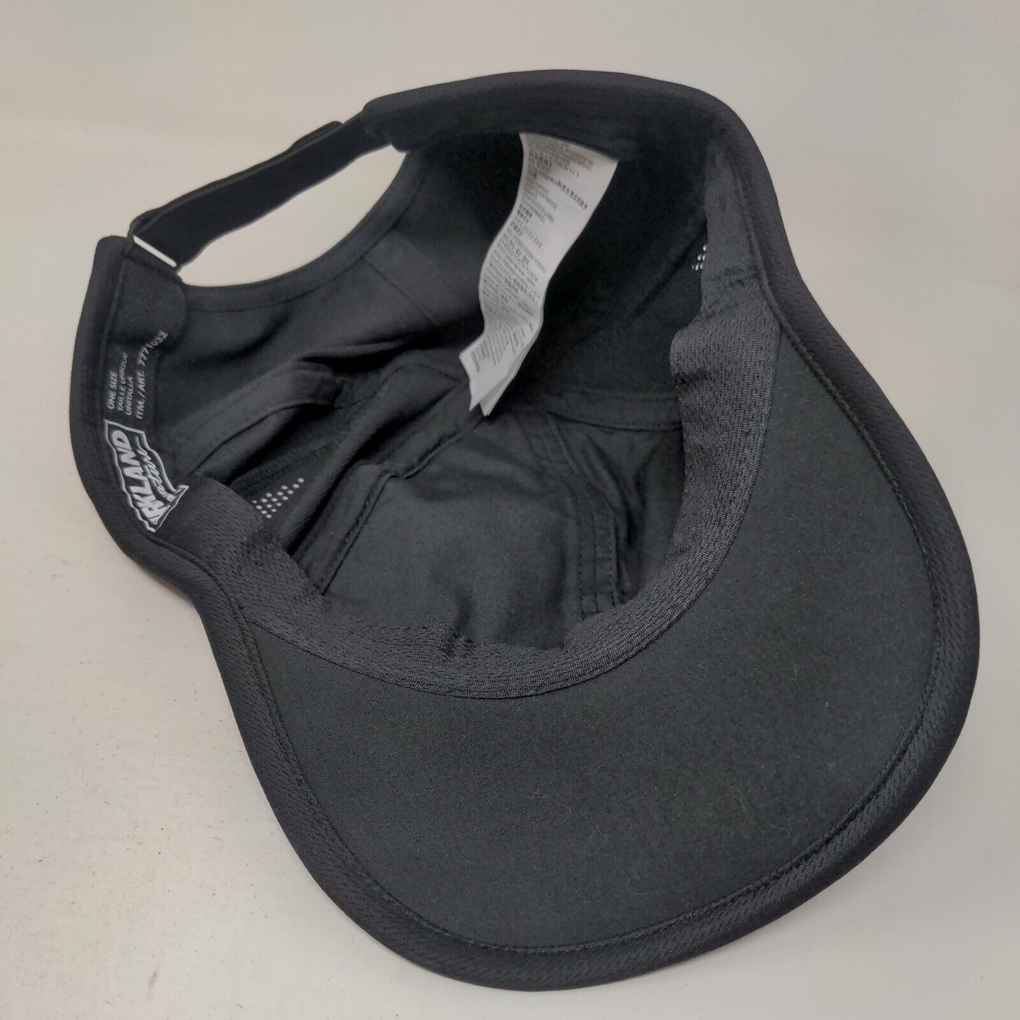 Kirkland Signature Strapback Hat Black One Size Adjustable Breathable 6 Panel