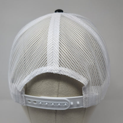 Rhythm Snapback Mesh Back Trucker Hat Black One Size Colorblock Cap America