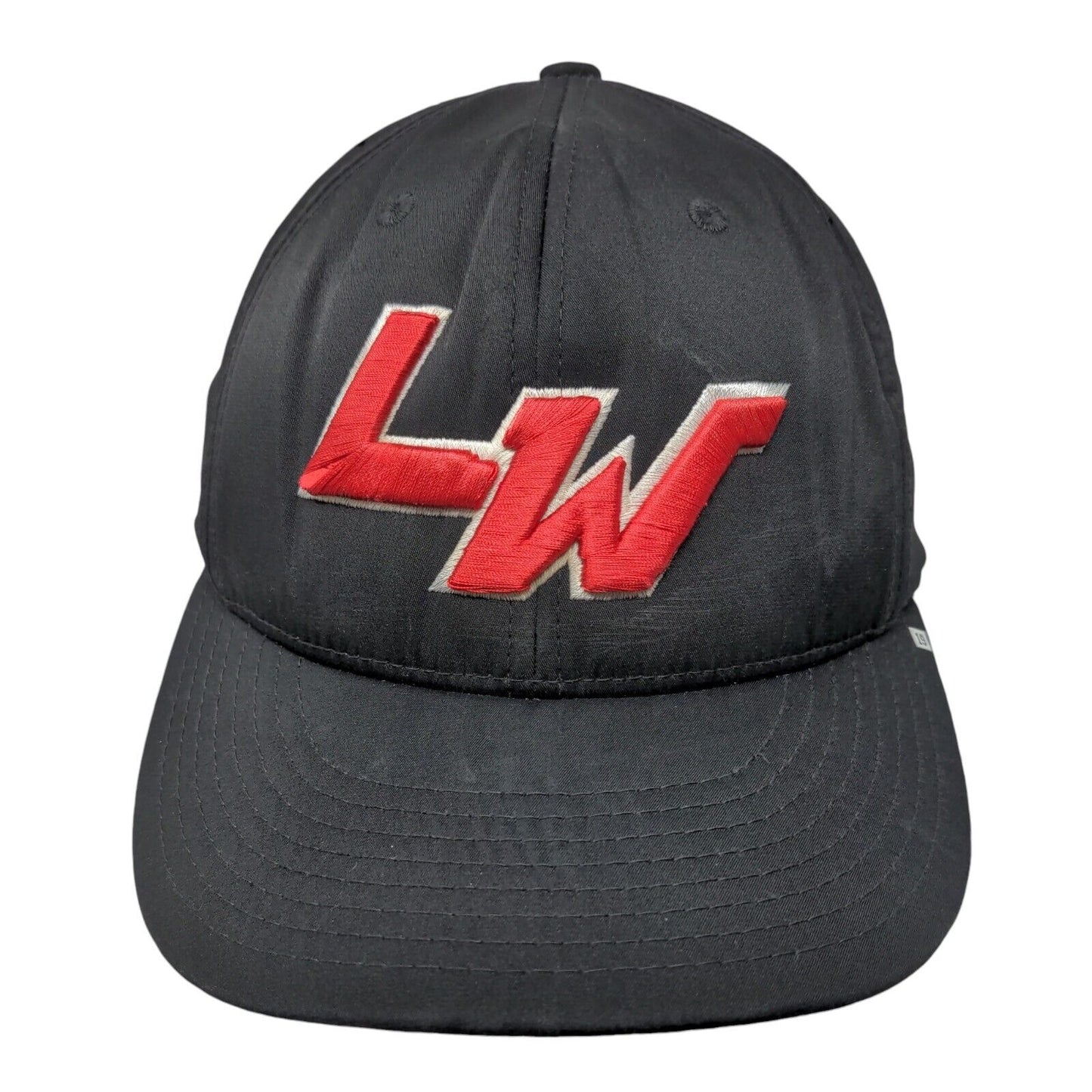 LW VOLS Fitted Hat Black Small-Medium Laser Cut 6 Panel Richardson