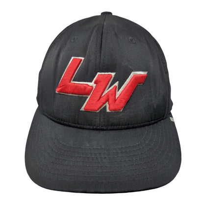 LW VOLS Fitted Hat Black Small-Medium Laser Cut 6 Panel Richardson