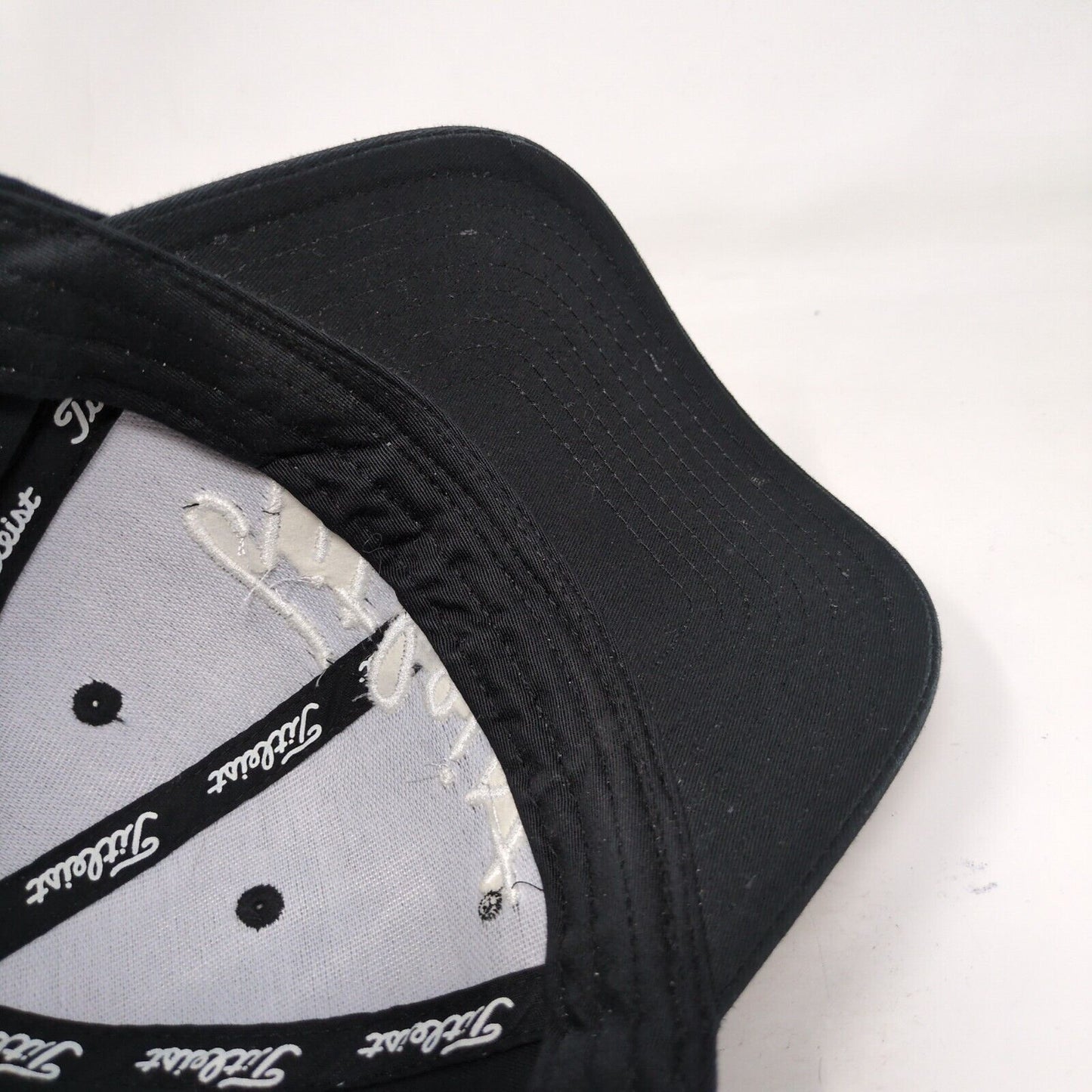 Titleist Slideback Hat Black One Size Adjustable Embroidered Glenwild