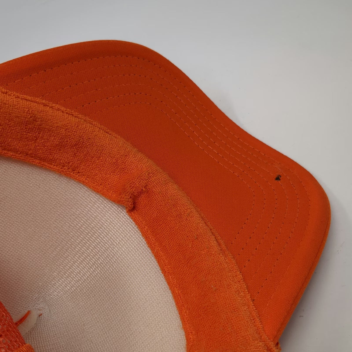 Neighborhood Laguna Barre-Bae Trucker Hat Orange OSFM Snapback Mesh Foam Front
