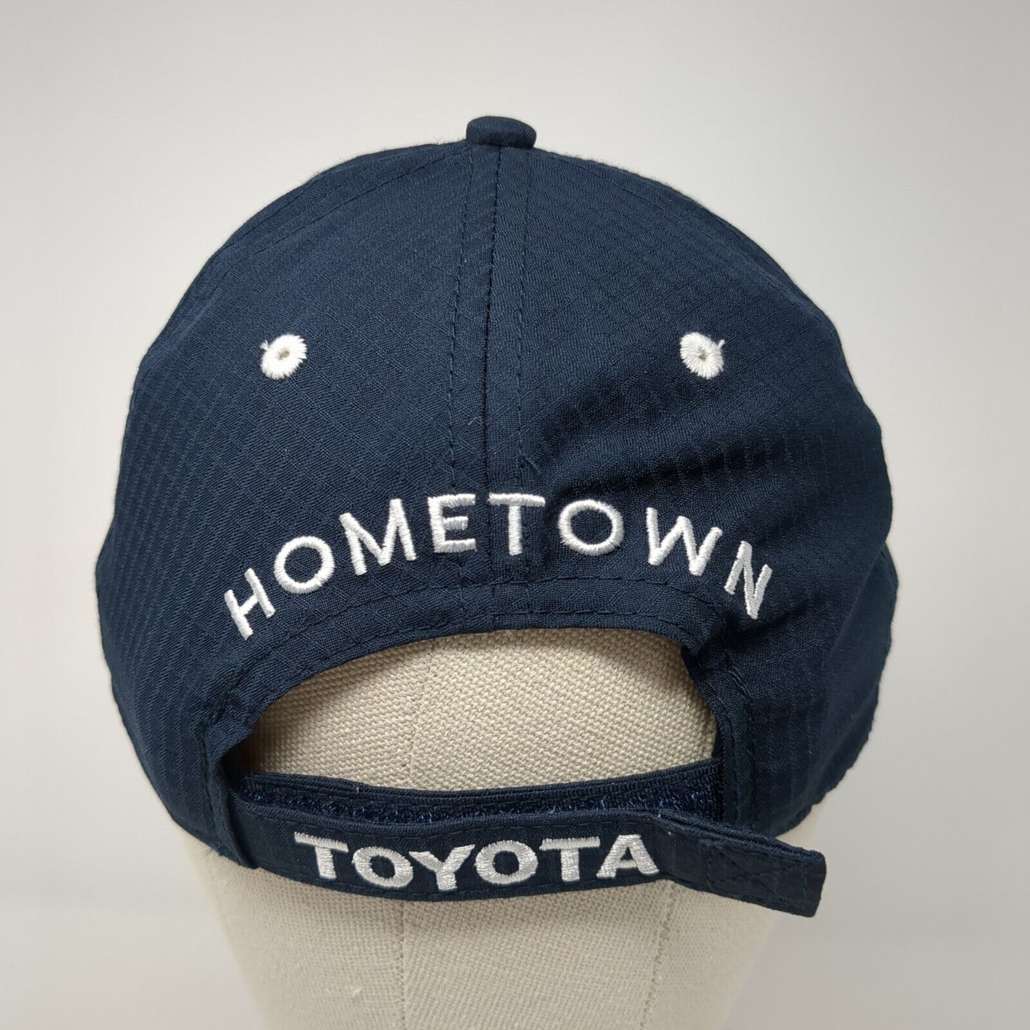 Toyota Hometown Strapback Hat Blue One Size Adjustable Embroidered Atlanta Cap