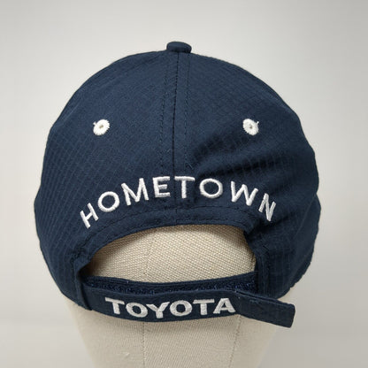 Toyota Hometown Strapback Hat Blue One Size Adjustable Embroidered Atlanta Cap