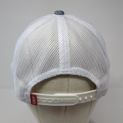 Kimes Ranch Snapback Mesh Back Trucker Hat Gray One Size Embroidered