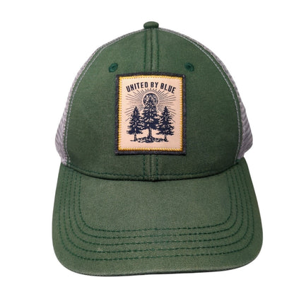 United By Blue Patch Snapback Mesh Back Trucker Hat Green One Size