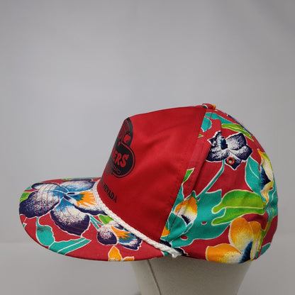 Winners Hotel Casino Winnemucca Nevada Snapback Hat Multi OS Floral Rope Cameo