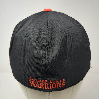 Golden State Warriors NBA Adidas Cap Black One Size Orange Underbrim Stretch