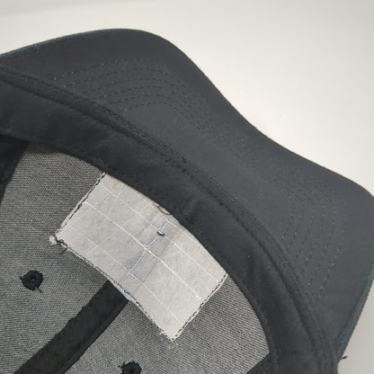 Wrangler Patch Snapback Hat Black One Size Solid Adjustable Vent Holes